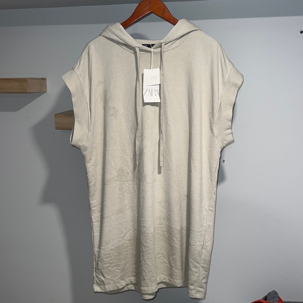 Zara long hoodie NWT